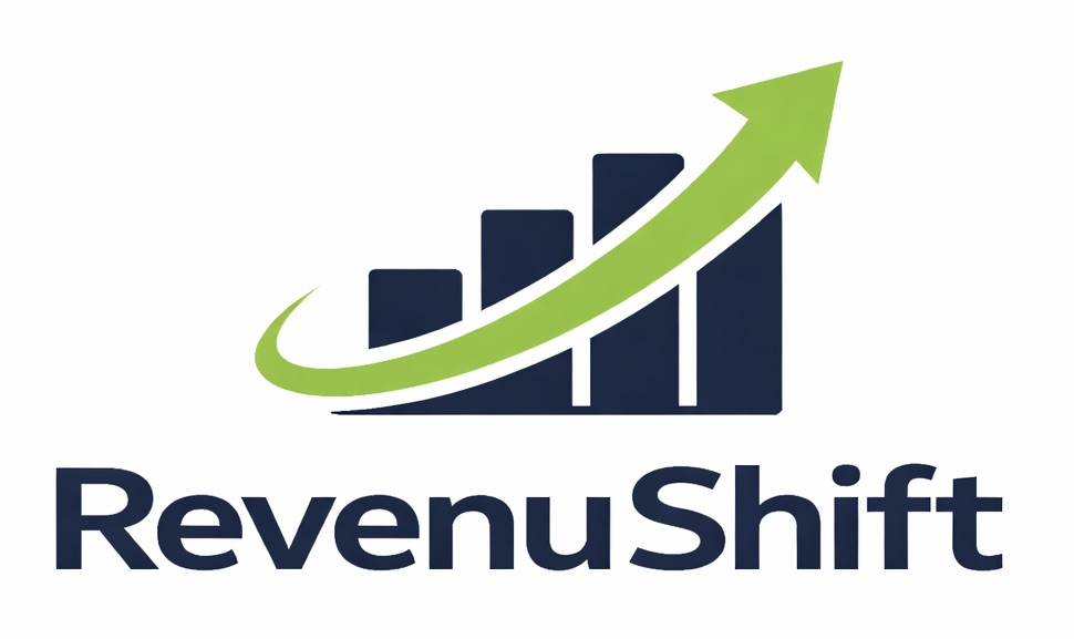 RevenuShift logo and banner